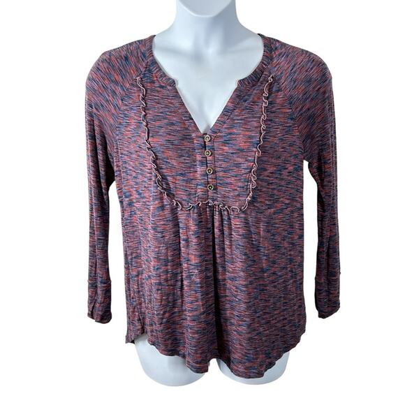 Matilda Moments With You Planetarium Tunic Top Size M Purple Pink Blue Space Dye - Picture 4 of 15